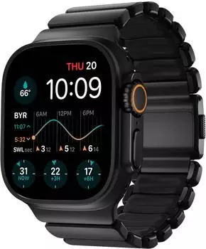 Nomad Goods Stratos Band Titanium 49mm Black/Black