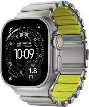 Nomad Goods Stratos Band Titanium 49mm Natural/Volt