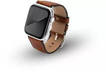 JT Berlin Leather strap compatible with Apple Watch Ultra, 42, 44, 45 mm (10837) brown
