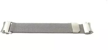 System-S Metal Milanese strap compatible with Galaxy Watch 6 Classic, metallic gray