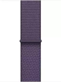 Apple Nylon Sport Loop Strap Compatible with Apple Watch 38, 40, 41 mm (MFF84ZM/A) Purple