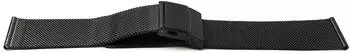 System-S Metal Milanese Loop Compatible with Fitbit Versa 2, Versa 3, 23mm Black