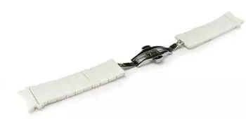 System-S PC strap compatible with Galaxy Watch 4, 5, 20 mm, white
