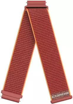 Coros Nylon watch strap, compatible with watch, 20mm red