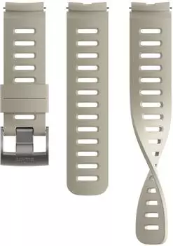 Suunto Silicone strap compatible with sports watch, 22 mm sand gray (SS051008000)