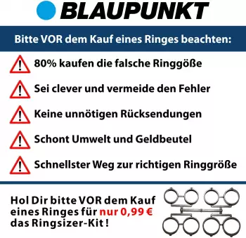Blaupunkt Light V2 silber Größe 7 – Blaupunkt Light V2 silber Größe 7 – Diskreter Gesundheits-Tracker am Finger