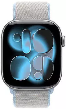 Apple Sport Loop Strap for 46mm Smartwatch, Vapor Blue (MHYU4ZM/A)
