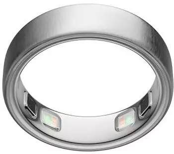 Oura Ring 5 Brushed Silver Size 11