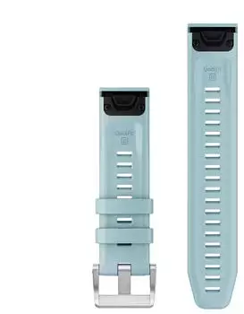 Garmin Silver 22mm Quickfit Silicone Strap (010-13357-00)