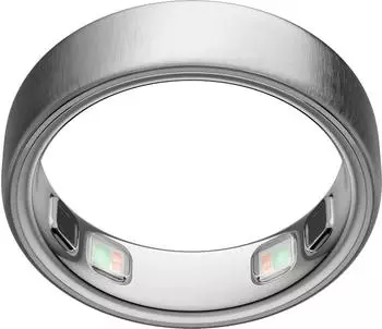 Oura Ring 5 Brushed Silver Size 12
