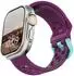 Urban Armor Gear Civilian Apple Watch Armband 49/46/45/44/42mm, Silikon, deep purple synth/aqua (194002114E5F)