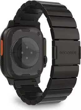 Decoded Titanarmband für Apple Watch Ultra 1 & 2, schwarz (D25AWS49TTS1TMBK)