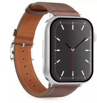SBS Mobile Florence Lederarmband Apple Watch 42/44/45/46/49mm, braun (PUAW44FLORBRWN)