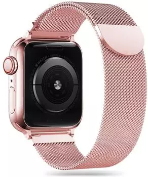 Tech-Protect MilaneseBand Armband für Apple Watch 42/44/45/49mm, rosa (MilaneseBand)