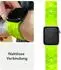 NALIA Hexion Armband 38/40/41/42mm Silikon, neon gelb