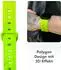 NALIA Hexion Armband 38/40/41/42mm Silikon, neon gelb