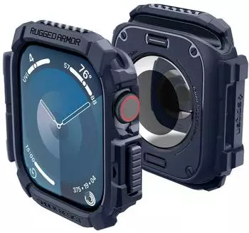 Spigen Rugged Armor Hülle Apple Watch 10/11 46mm marineblau (ACS08599)