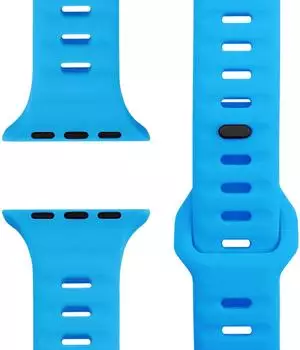 NALIA Motion Silikon Sportarmband für Apple Watch 38/40/41/42mm, königsblau