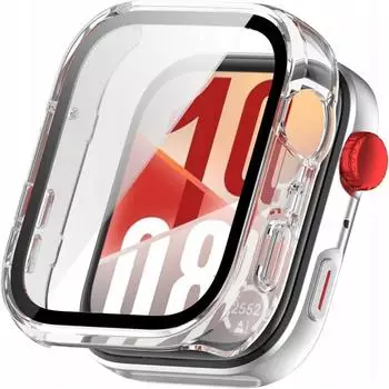 Tech-Protect Defense Case für Huawei Watch Fit 4, transparent, TPU + Glas