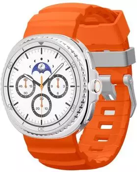 Spigen WBS2 Silikon-Armband für Samsung Galaxy Watch 8, orange (AMP10152)