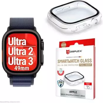 Displex 10H Panzerglas Apple Watch Ultra 3/Ultra 2/Ultra 49mm (02140)