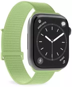 SBS Mobile Sport Band f&uuml;r Apple Watch 38/40/41/42mm, gr&uuml;n (PUSPORTAW40GRN17)
