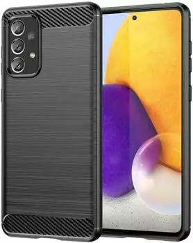 OEM Flexible Schutzh&uuml;lle Samsung Galaxy A73 Carbon Case, schwarz (hp_1029231)