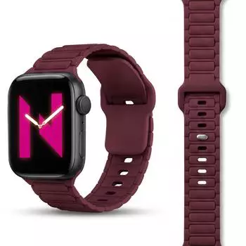 NALIA Pulse Armband für Apple Watch, Silikon, 38/40/41/42mm (de-8227_08)