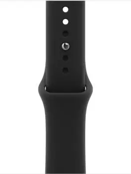 Apple Sport Band 42mm, Gummi, schwarz, M/L (MJV84ZM/A)