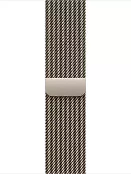 Apple Milanese Loop Armband 46mm S/M, natur (MJNR4ZM/A)