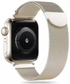 Tech-Protect MilaneseBand Apple Watch 38/40/41mm Starlight, Edelstahl