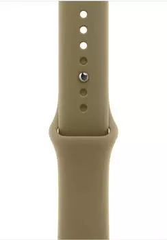 Apple Sport Band 46mm, Gummi, oliv, S/M (MJVX4ZM/A)