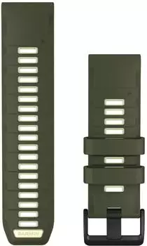 Garmin QuickFit 26 Silikonarmband Olive Drab / Citron