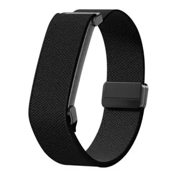 Wigento Nylon Smartwatch-Armband f&uuml;r Google Fitbit Air, Magnetverschluss, schwarz (91151-0)