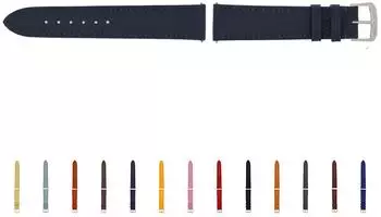 Selva Uhrenarmband Leder Quick Release 18mm ozeanblau (363849)