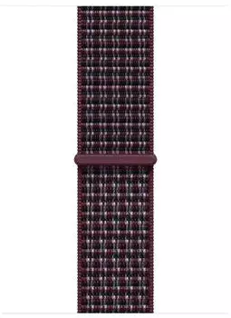 Apple Sport Loop 42mm Burgunder Kariert