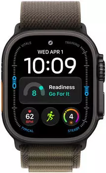 Apple Alpine Loop Dunkeloliv Titan Schwarz Large