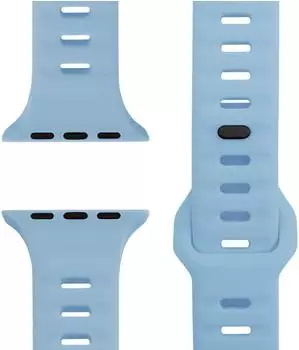 NALIA Motion Silikon-Armband für Apple Watch 38/40/41/42/44/45/46/49mm, ozeanblau