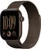 Apple Milanaise Loop Armband 46mm M/L dunkelbraun (MJNN4ZM/A)