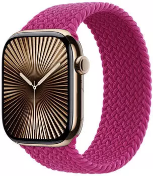 Apple Geflochtenes Solo Loop 46mm Magenta Größe 3