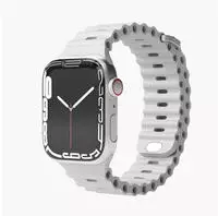 VONM&Auml;HLEN Oceanarmband f&uuml;r Apple Watch 38/40/41 mm, grau