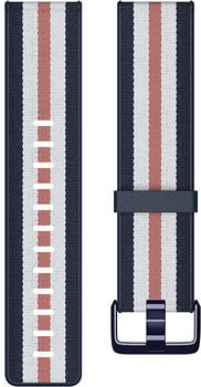 Fitbit Hybridgewebe Armband marineblau/rosa Large