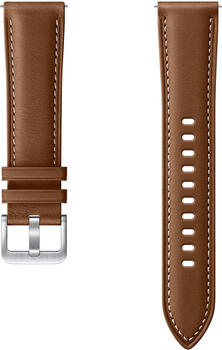Samsung Stitch Leather Armband (20mm) Braun