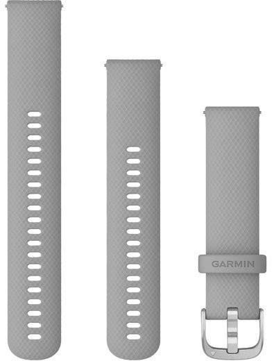 Garmin Schnellwechsel-Armbänder Silikon (20mm) Hellgrau