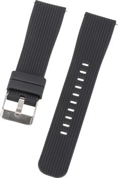 Peter Jäckel Armband 20mm Single Silicon Schwarz