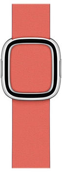 Apple Modernes Lederarmband 40mm Zitruspink S