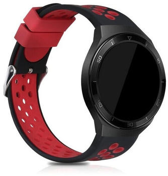 kwmobile Sportarmband Huawei Watch GT 2e rot/schwarz