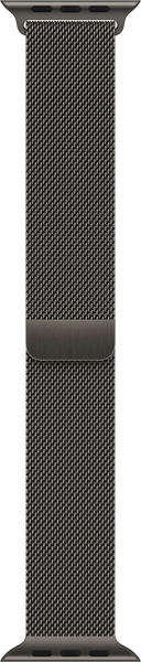 Apple 45mm Milanaise Armband graphit