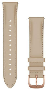Garmin Schnellwechsel-Armband Leder (20 mm) Beige