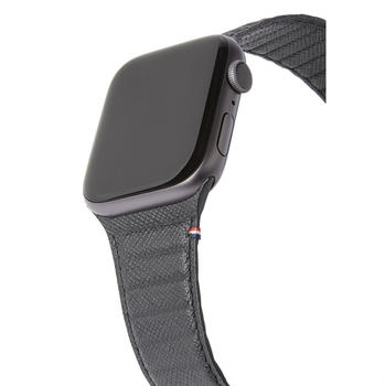 Decoded Bags Decoded Magnetic Traction Strap LITE Leder (Apple Watch 1-7/SE 40/38mm) schwarz